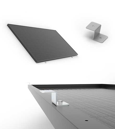 Befestigungssystem Easy für mini PV-System von HKR